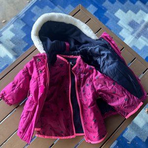 Toddler Ski/Winter Cozy Coat with Liner Jacket (18mo)
